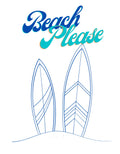 Beach Please - Wall Art