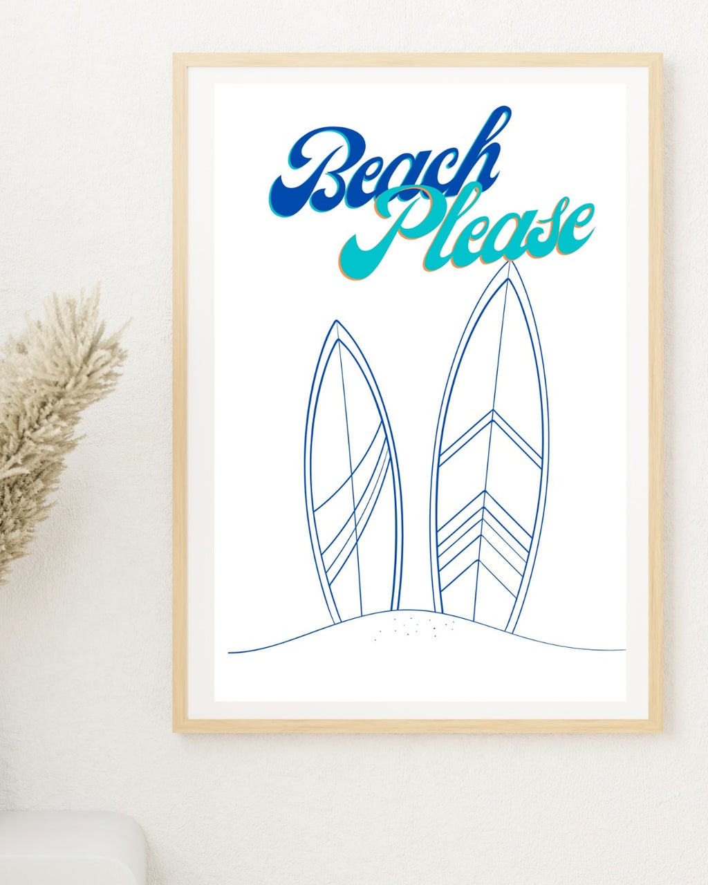 Beach Please - Wall Art