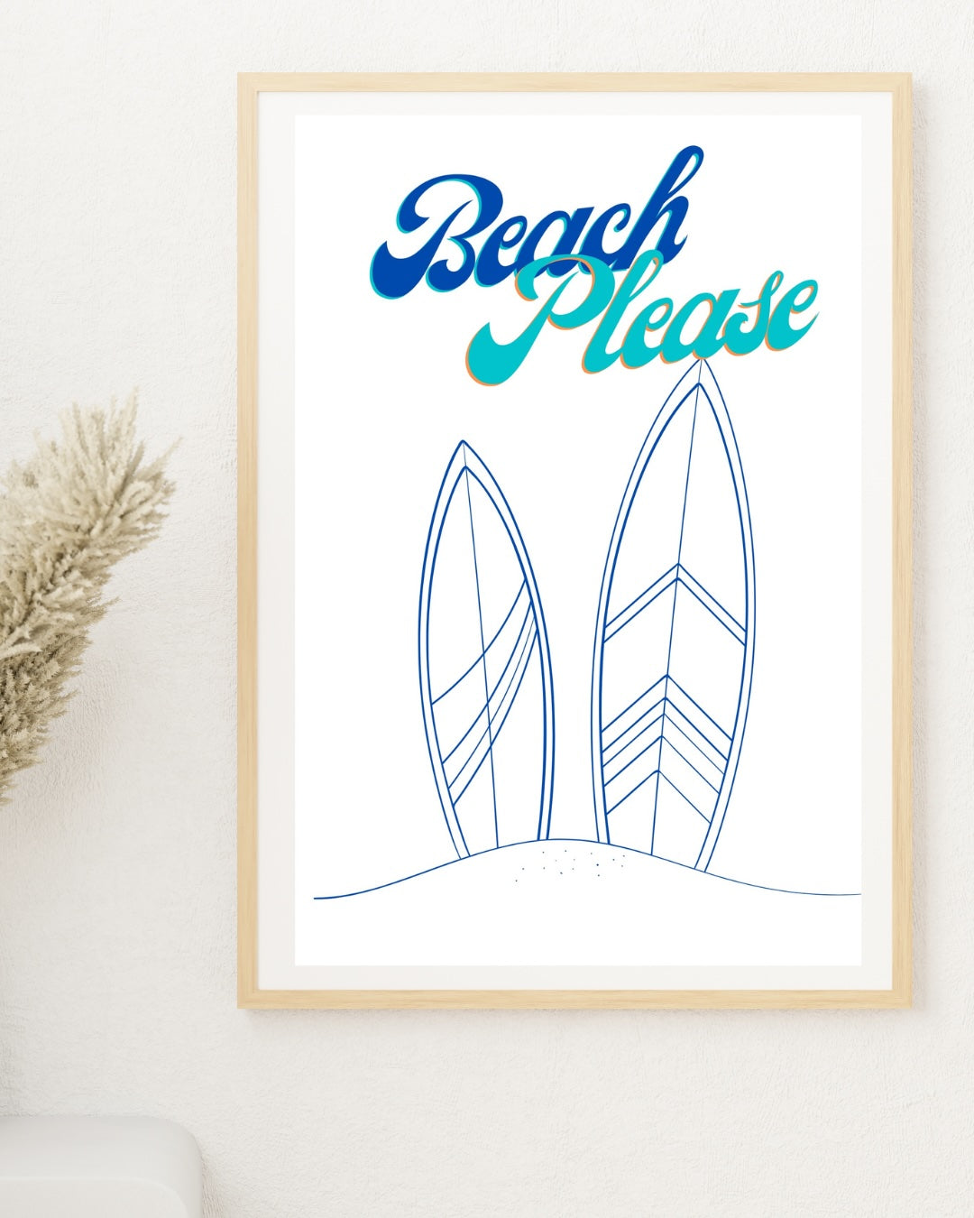 Beach Please - Wall Art