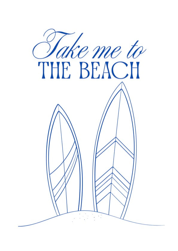 Take Me to the Beach - Wall Art